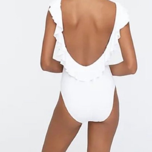 J. Crew ruffle swimsuit 4 - Picture 3 of 10